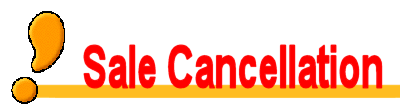 Sale Cancellation